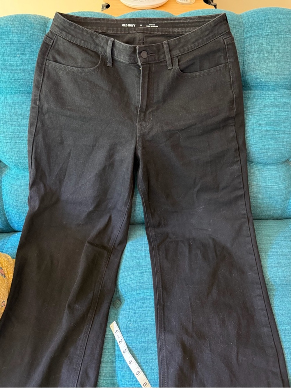 Old Navy Black Wide-Leg Jeans for Women